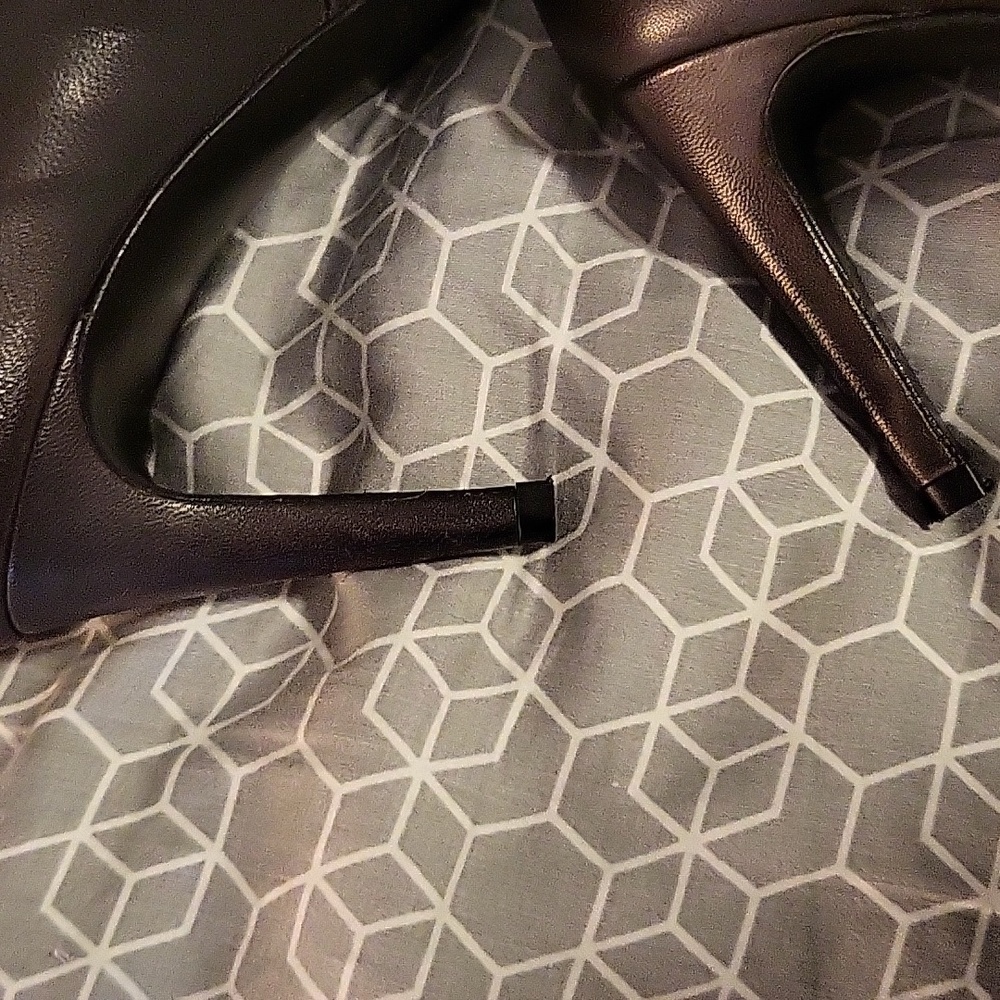 Free People Cerow Modern Pointed Toe Leather Gothic Witchcore Heel EUC - Picture 10 of 10